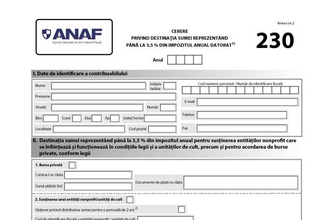 Redirectionarea Formularului 230 – Asociația Bertaland